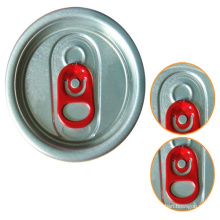 200 50mm Red Tab Sot Aluminium Deckel